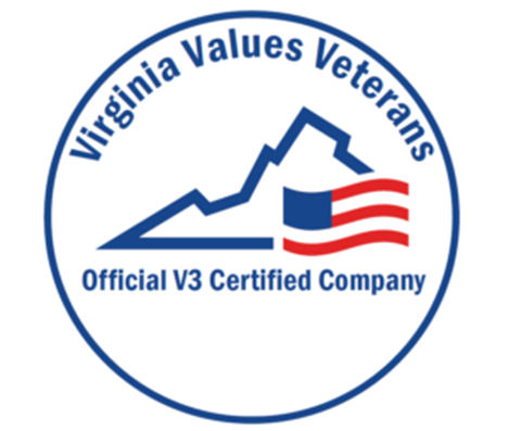 Virginia Values Veterans Official V3 Certified Company badge